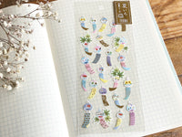 Traditional Japanese Summer Collection sheet of Washi Stickers - Wind Chimes