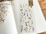 Traditional Japanese Summer Collection sheet of Washi Stickers - Wind Chimes