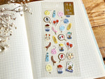 Traditional Japanese Summer Collection sheet of Washi Stickers - Summer in Japan