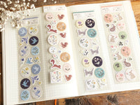 Michikusa Japanese Sheet of Stickers - Cat