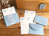 Michikusa Mini Letter Set - Blue Bird