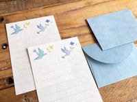 Michikusa Mini Letter Set - Blue Bird