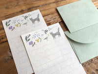 Michikusa Mini Letter Set - Cat