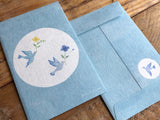 Michikusa Petit Envelopes - Blue Bird