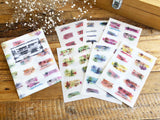 Lin Chia Ning Pring-on sticker Set / Brush Paint