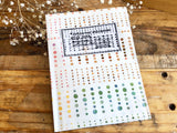 Lin Chia Ning Pring-on sticker Set / Mini Dots