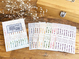 Lin Chia Ning Pring-on sticker Set / Mini Dots