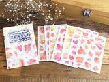 Lin Chia Ning Pring-on sticker Set / Warm Color Tone