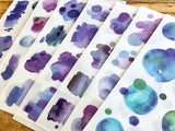 Lin Chia Ning Pring-on sticker Set / Cool Color Tone