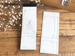 Oeda Limited Edition Letterpress 3 Pattern Label Book Noble - Horizon Blue & Beige