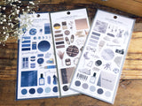 Q-Lia Color Film Sheet of Stickers - Mannish Gray