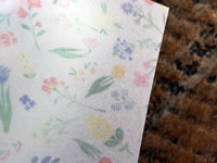 Inoue Eriko Tracing Paper Stickey Notes / Flowers