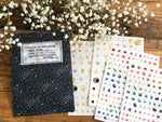 Lin Chia Ning / Pring-on sticker Set - Star Dust 4 Sheets