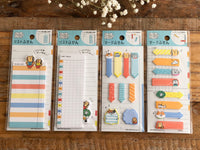 PLUS+STUDY Sticky Index Tabs / One Point Sticker / Sticky Notes - Gorogoro Nyasuke