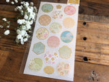 Traditional Japanese Style Sheet of Sticker - Traditional Japanese Patterns
