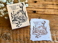 Kubominoki Original Rubber Stamp - Cake (Little People Series)