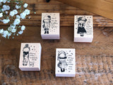 Kubominoki Original Rubber Stamp - Girl