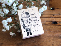 Kubominoki Original Rubber Stamp - Girl