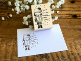 Kubominoki Original Rubber Stamp - Girl