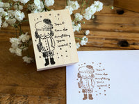 Kubominoki Original Rubber Stamp - Girl