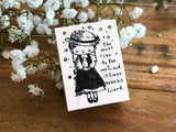 Kubominoki Original Rubber Stamp - Girl