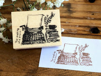 Kubominoki Original Rubber Stamp - Typewriter
