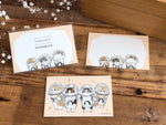 Mofusand Little Message Cards-Coffee