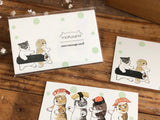Mofusand Little Message Cards-Sushi