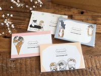 Mofusand Little Message Cards-Ice Cream