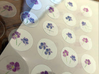 YOHAKU Original Clear Sticker - Viola