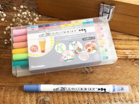 Kuretake ZIG Clean Color Dot Double-Sided Marker - 12 Color Set