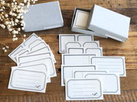 Oeda Original Letterpress Label Sticker Box