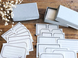 Oeda Original Letterpress Label Sticker Box