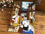 Whimsical Cat Postcard by Yumiko Kobayashi - Vol.1