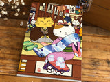 Whimsical Cat Postcard by Yumiko Kobayashi - Vol.1
