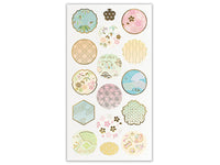 Traditional Japanese Style Sheet of Sticker - Traditional Japanese Patterns