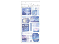 Landscape Sheet of Stickers / Moonlight