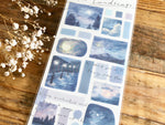 Landscape Sheet of Stickers / Moonlight