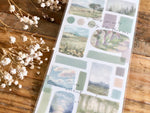 Landscape Sheet of Stickers / Sunlight