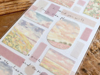Landscape Sheet of Stickers / Madder Cloud