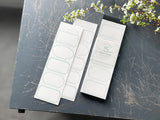 Oeda Letterpress Limited Edition 5 Frame Label Book - Pale Green & Silver
