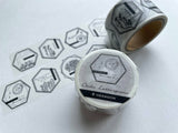 Oeda Original Japanese Washi Tape - 8 hexagon