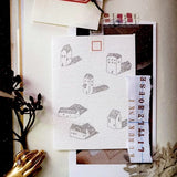 Kurukynki Mini Houses Stamp Set (6 pieces)