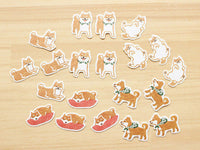 Furukawa Mino Paper Sticker / Shiba Inu