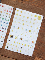 Lin Chia Ning / Pring-on sticker Set - Star Dust 4 Sheets