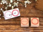 Kurukynki Mini Frame Rubber Stamp Set - Round A Set