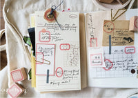 Kurukynki Mini Frame Rubber Stamp Set - Square B Set