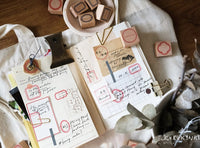 Kurukynki Mini Frame Rubber Stamp Set - Square B Set
