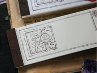 OURS Letterpress Label Book / Slid Glass