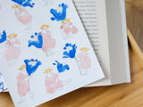 dodolulu Sticker Sheet / Some Blue Flowers